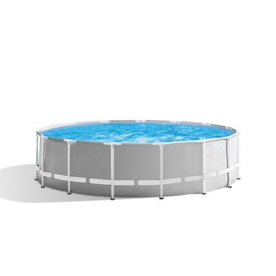 Ø 457 x 122 cm intex prism frame zwembad set rond