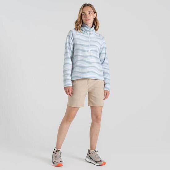 Craghoppers - Harper Half Zip Damen Halfzip Microfleece Jacke, blue