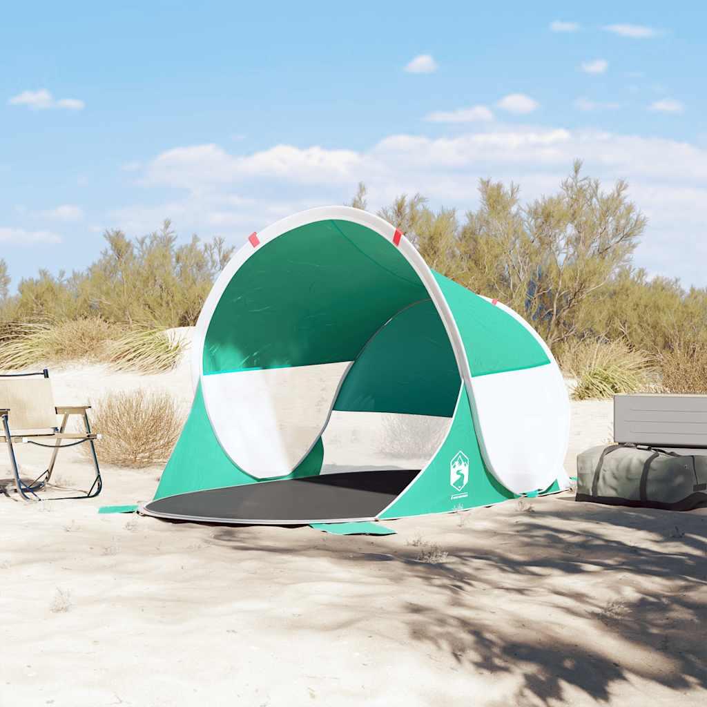 Vidaxl Pop-Up Strandzelt - Wasserdichtes Meergrün 3/7