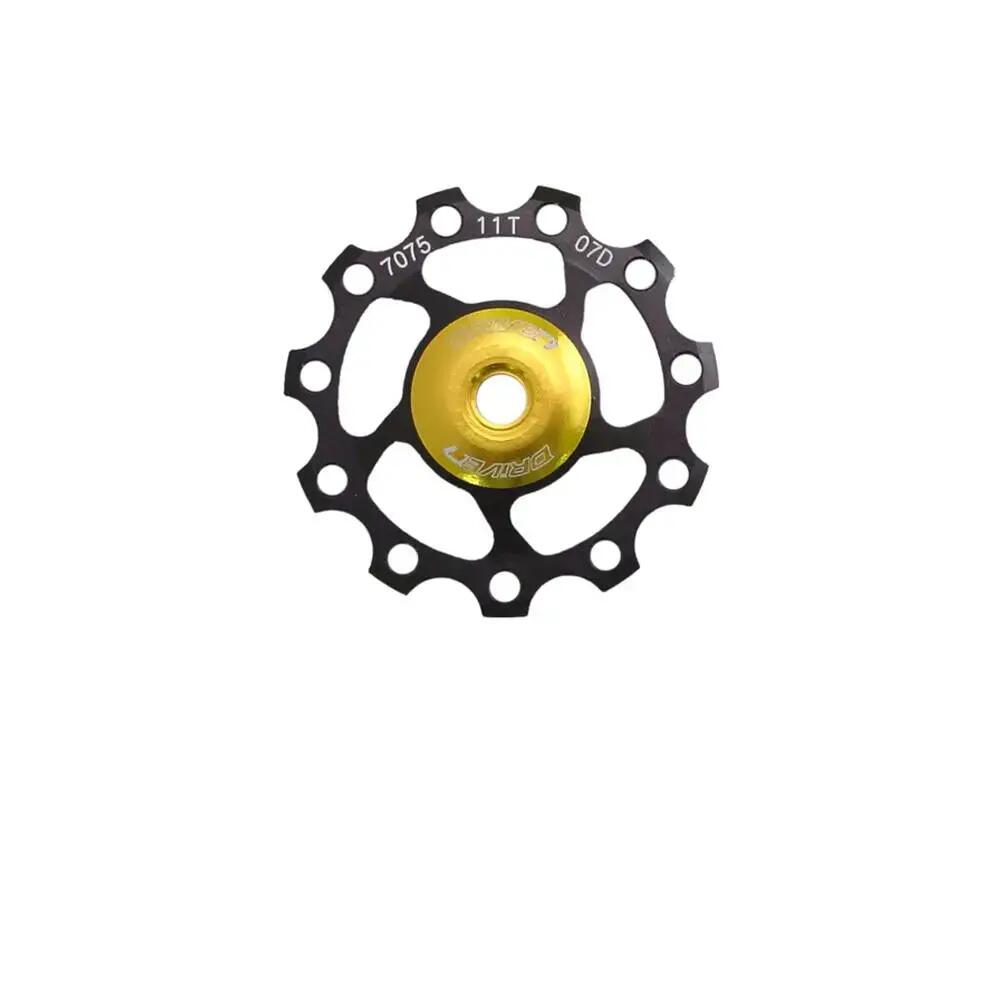 SunRace SP860-HC 11T Alloy Derailleur Pulley, Gold.