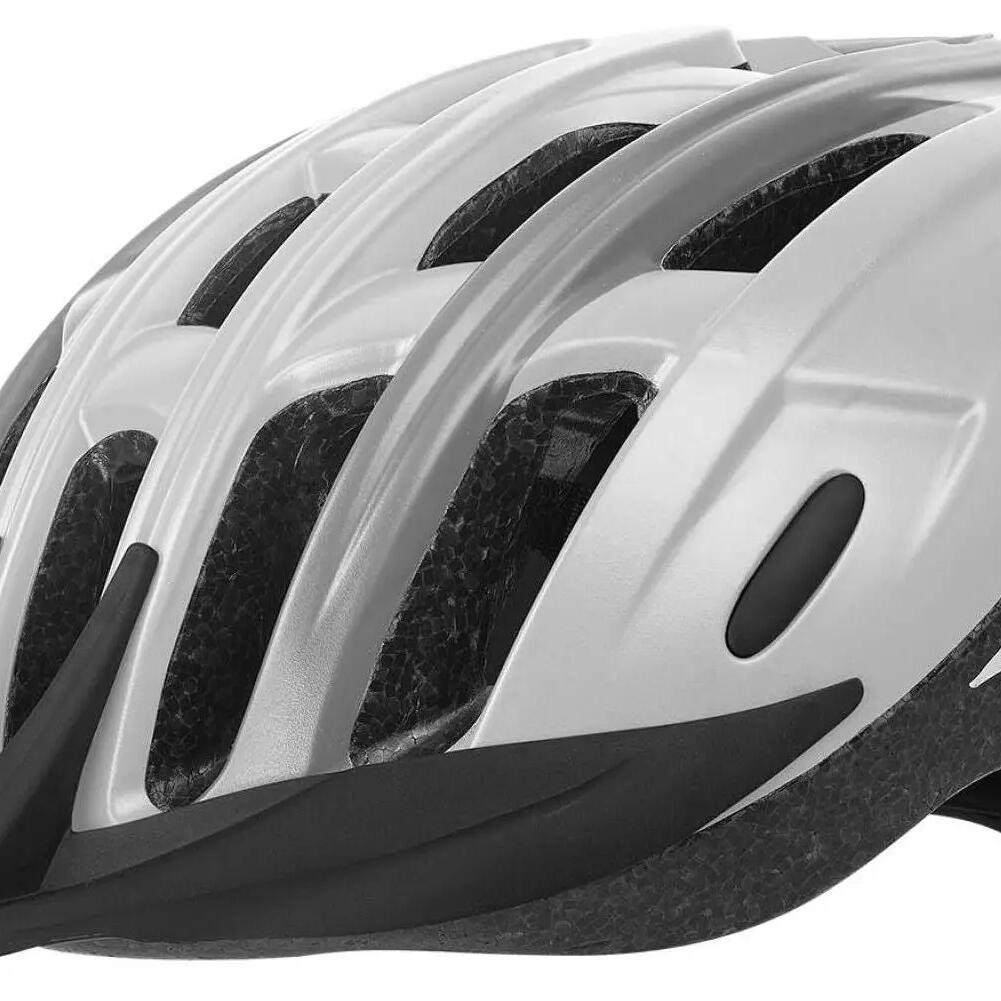 Polisport Ride In Bicycle Helmet Size M 54-58 cm White Gray