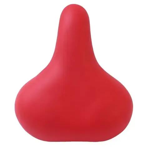 Comfortable Red Saddle for an Optimal Riding Experience