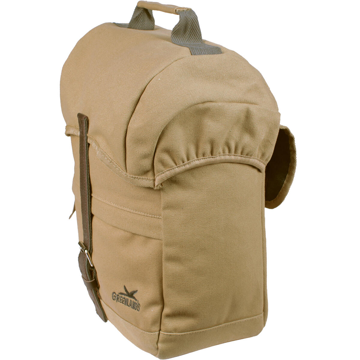 Sacoche vélo simple Canvas Travel 20 litres 30 x 37 x 17 cm - camel 2/4