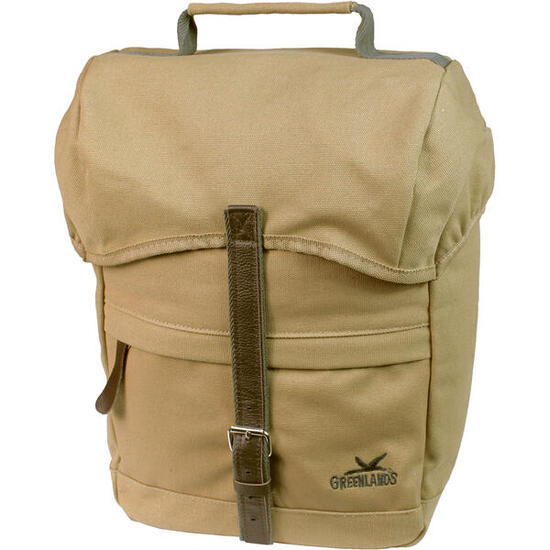 Sacoche vélo simple Canvas Travel 20 litres 30 x 37 x 17 cm - camel