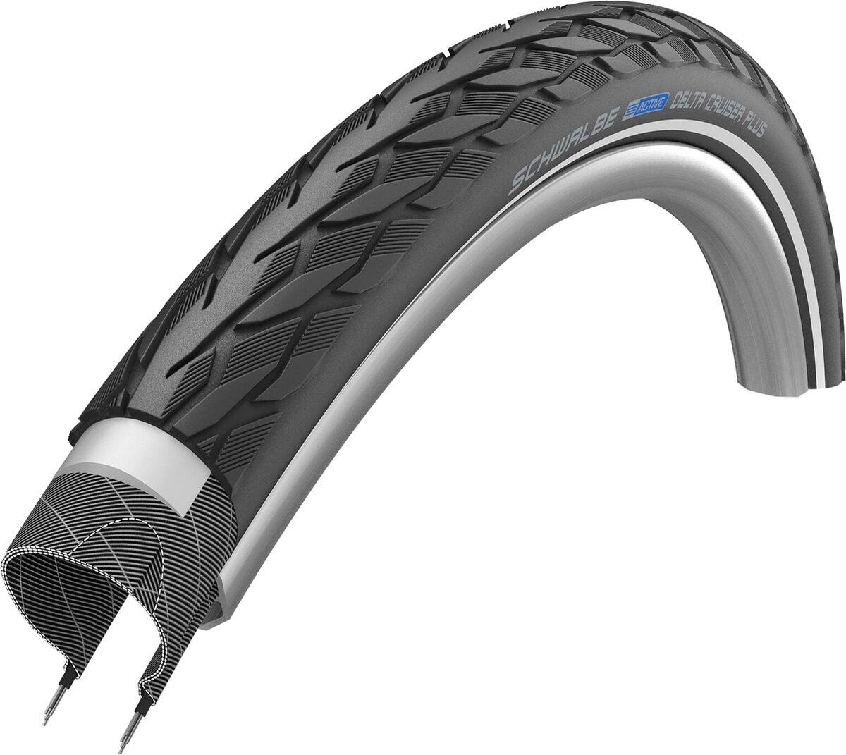 Schwalbe Delta Cruiser Plus 28 x 1.10 Buitentband Zwart 3/3