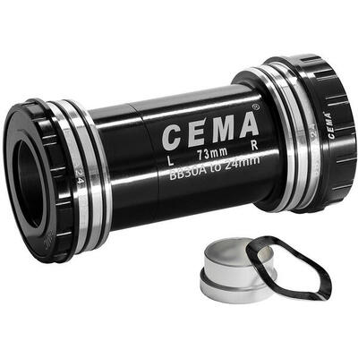 Cema Asse Movimento Centrale BB30A per SRAM GXP SG3 rivestimento ceramico nero