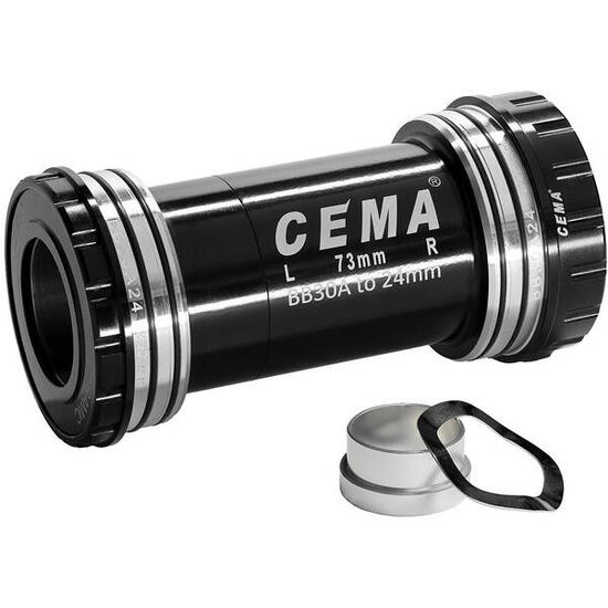 Cema Asse Movimento Centrale BB30A per SRAM GXP SG3 rivestimento ceramico nero