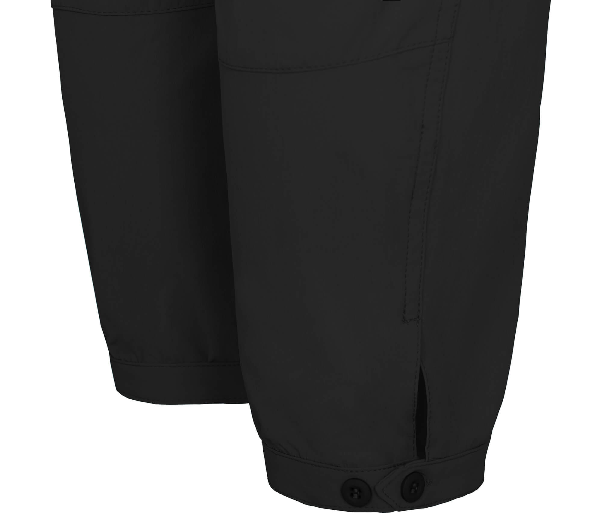 Damen 7/8 Wanderhose vielseitig, pflegeleicht Schwarz 4/5