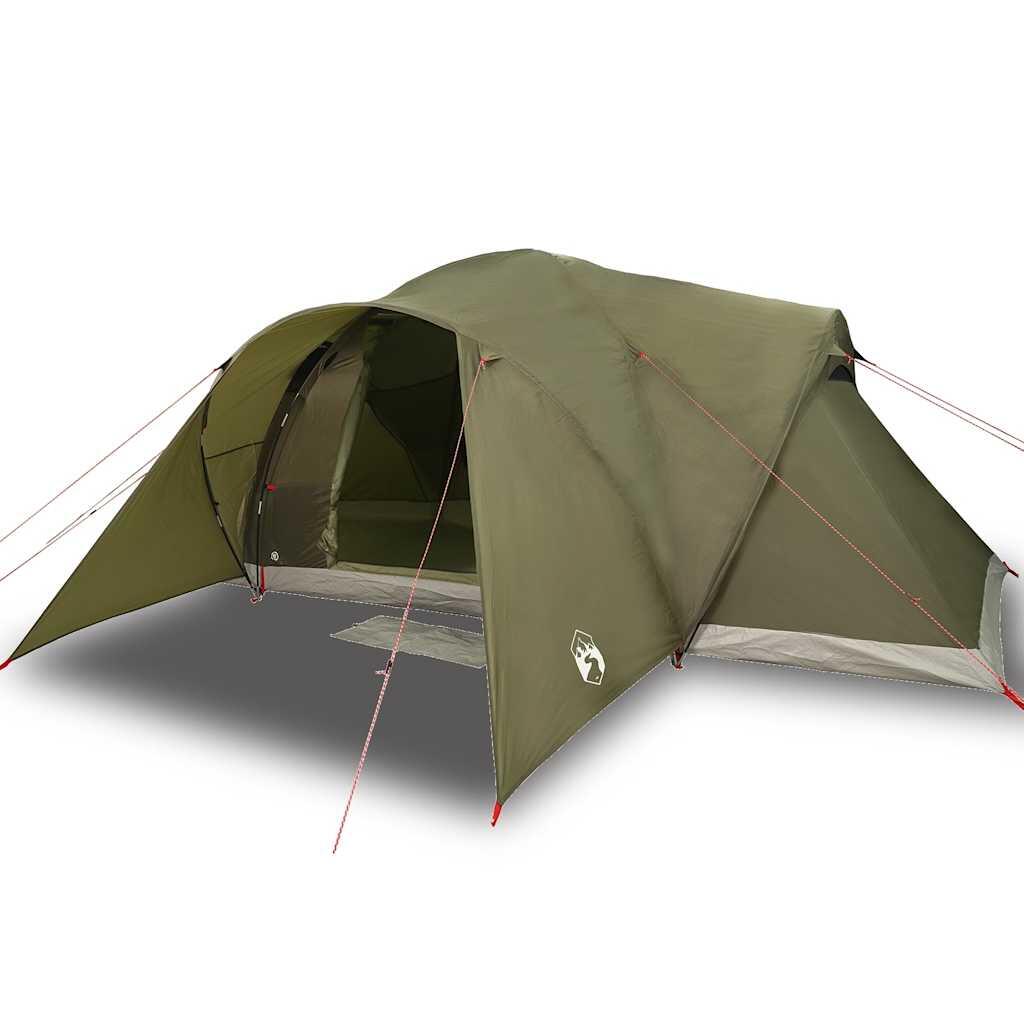 VidaXL Tenda a Cupola 6 Persone Verde Oliva 2/4