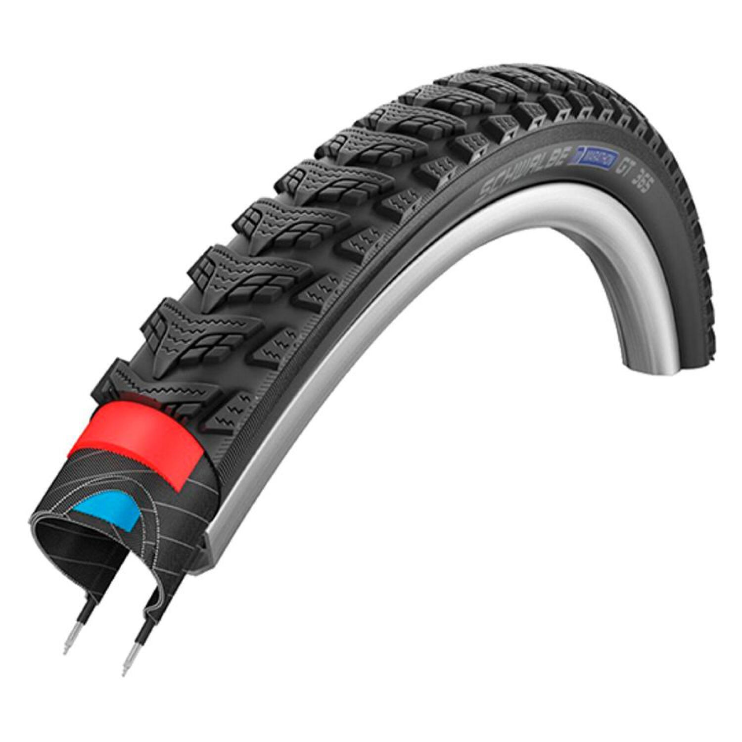 SCHWALBE Pneumatico rigido Schwalbe Marathon 365 Hs475erf Greeng 26 x 2.00