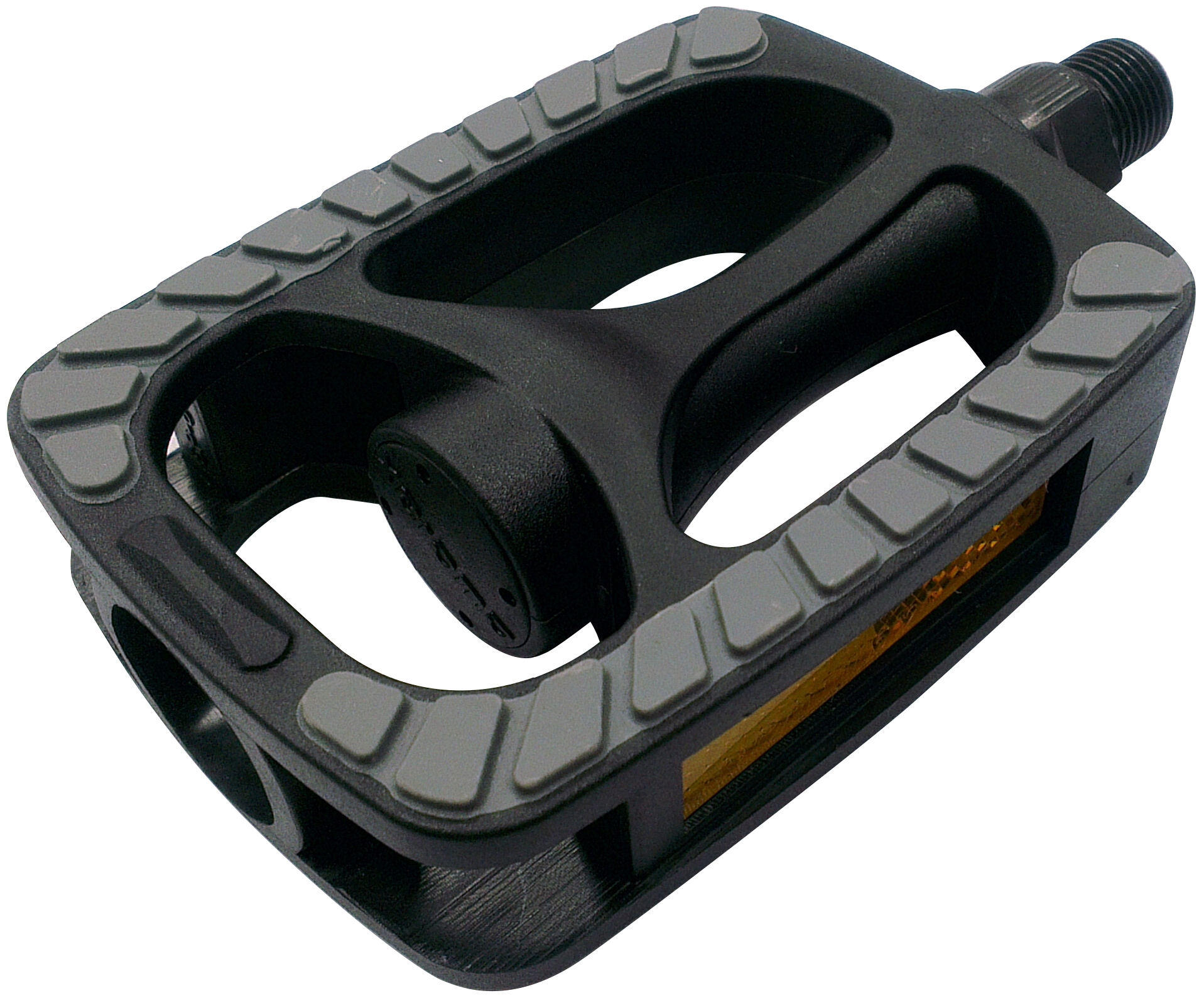 Pedaalset SP-813 PP met grijze non-slip inlay - zwart 2/2