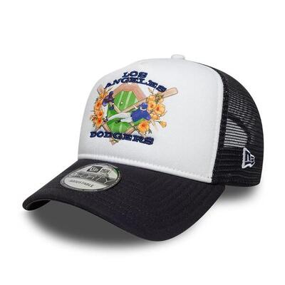 New Era 9FORTY A-Frame Trucker Cap MLB Graphic marineblau