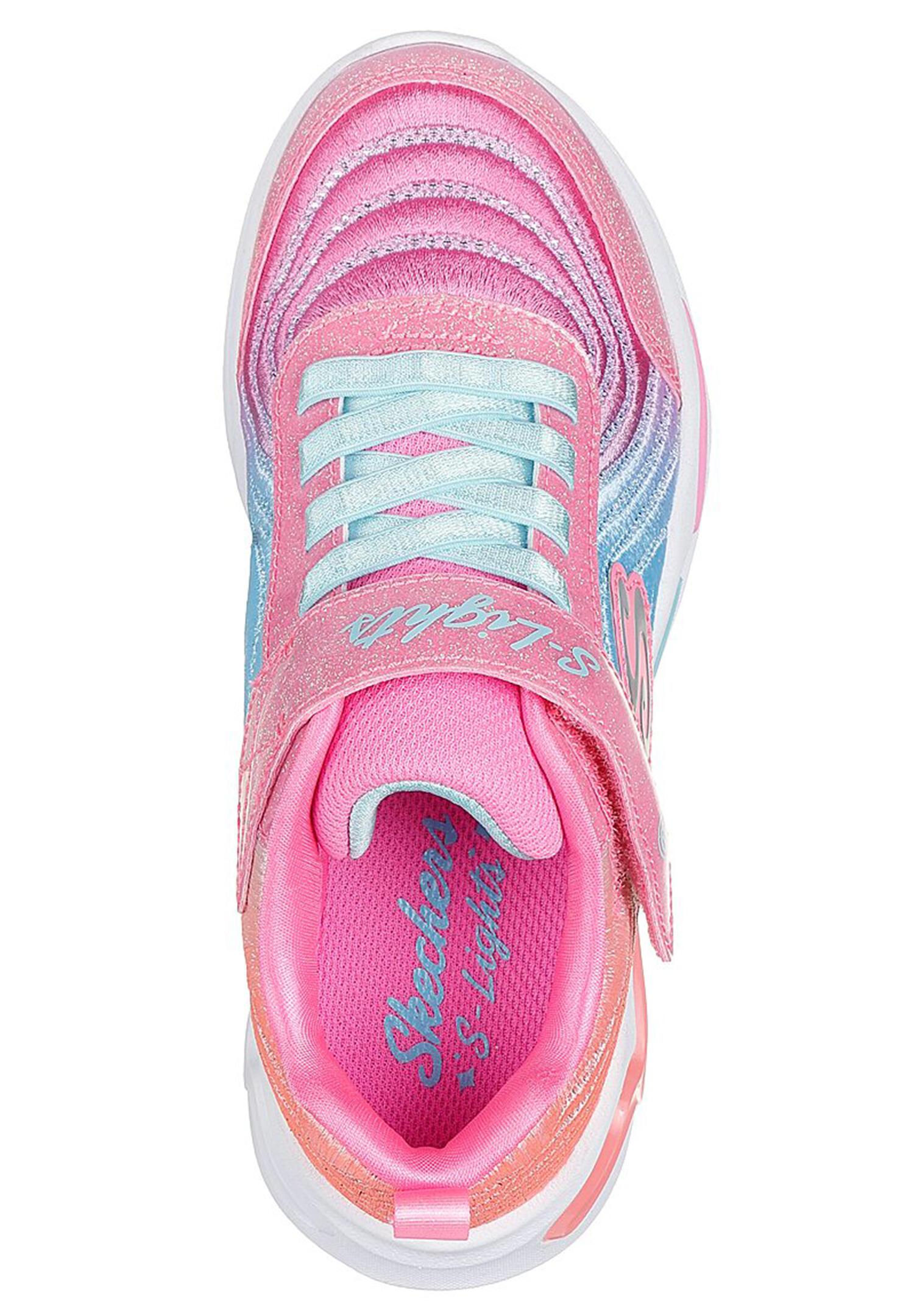 Skechers S Lights Wavy Beams OMBRE EXPRESS Sneakers  Schuhe  302327L PKMT 3/4