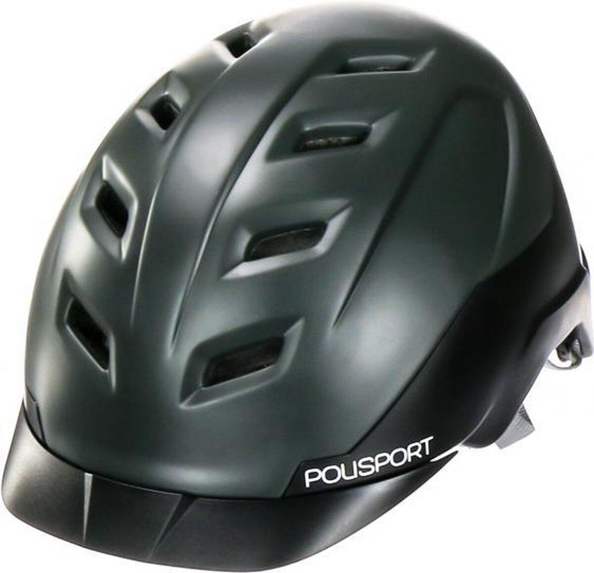 Polisport Speed Pedelec / Stads Fietshelm - Zwart - Unisex 1/7