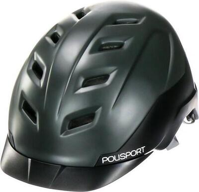 Polisport speed pedelec / stads fietshelm - zwart - unisex