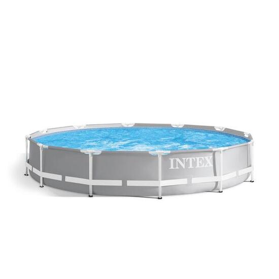 Ø 366 x 76 cm Intex Prism Frame zwembad set rond