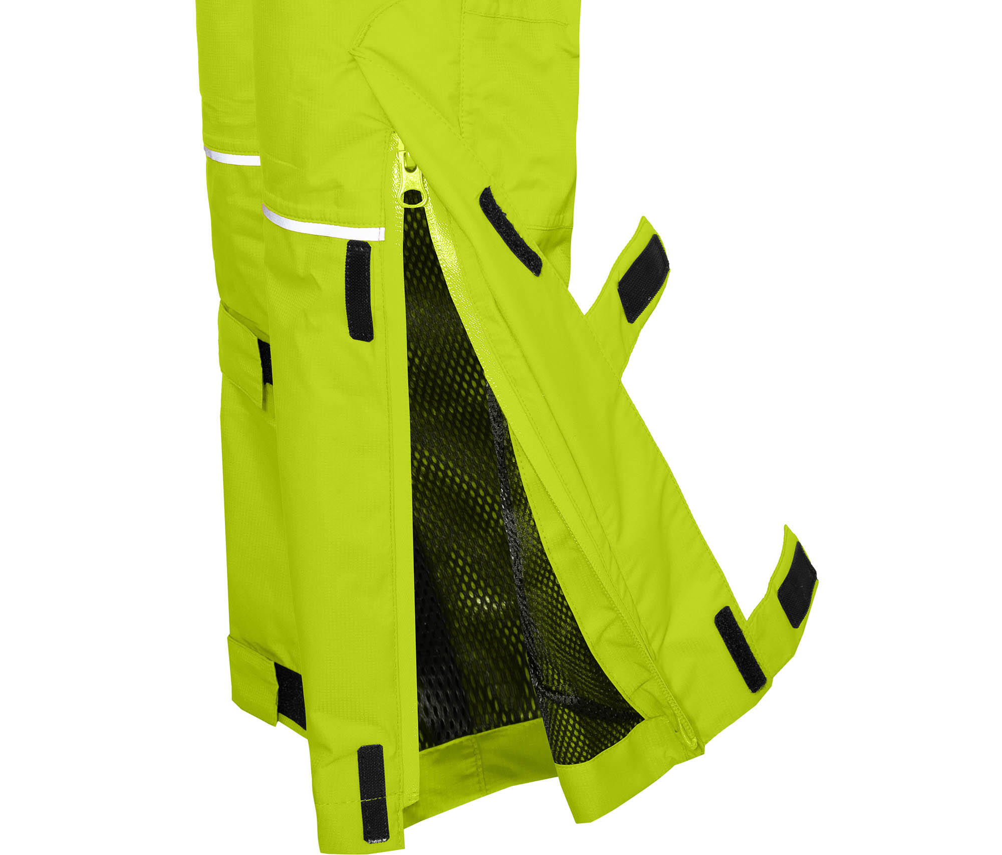 (Über-) Regenhose elastischer Bund, 12000 mm Wassersäule, Netzfutter Grün 4/4