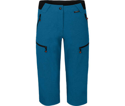 3/4 Wanderhose robust, elastisch Schwarz