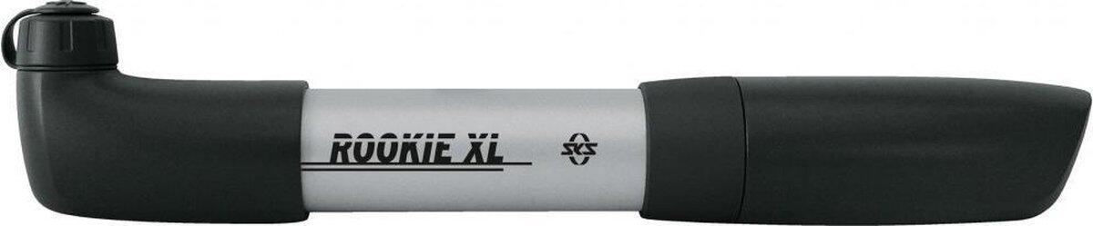 SKS Minipumpe Rookie XL reversibel DV/AV/SV, 227mm, silber/schwarz 2/4