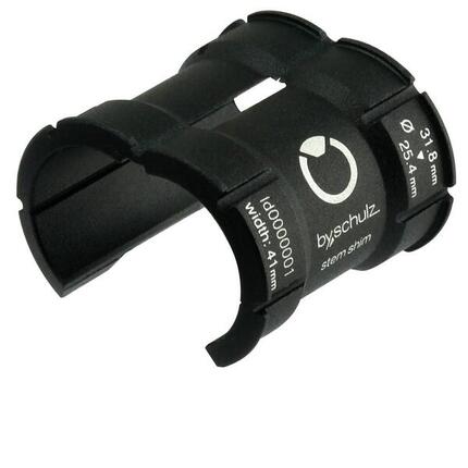 By,Schulz Stem Shim Reduzierhülse, für Vorbau/Lenker Ø31,8mm auf Ø25,4mm, sch...
