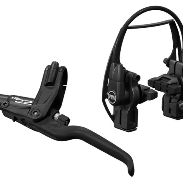 Magura HS22 Carbotecture hydraulic brake, 3-finger lever, black.