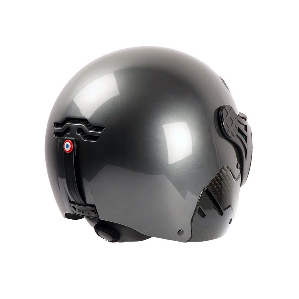 Casco MAJOR CARBON con visiera INFINITE GRIS NARDO. 2/6