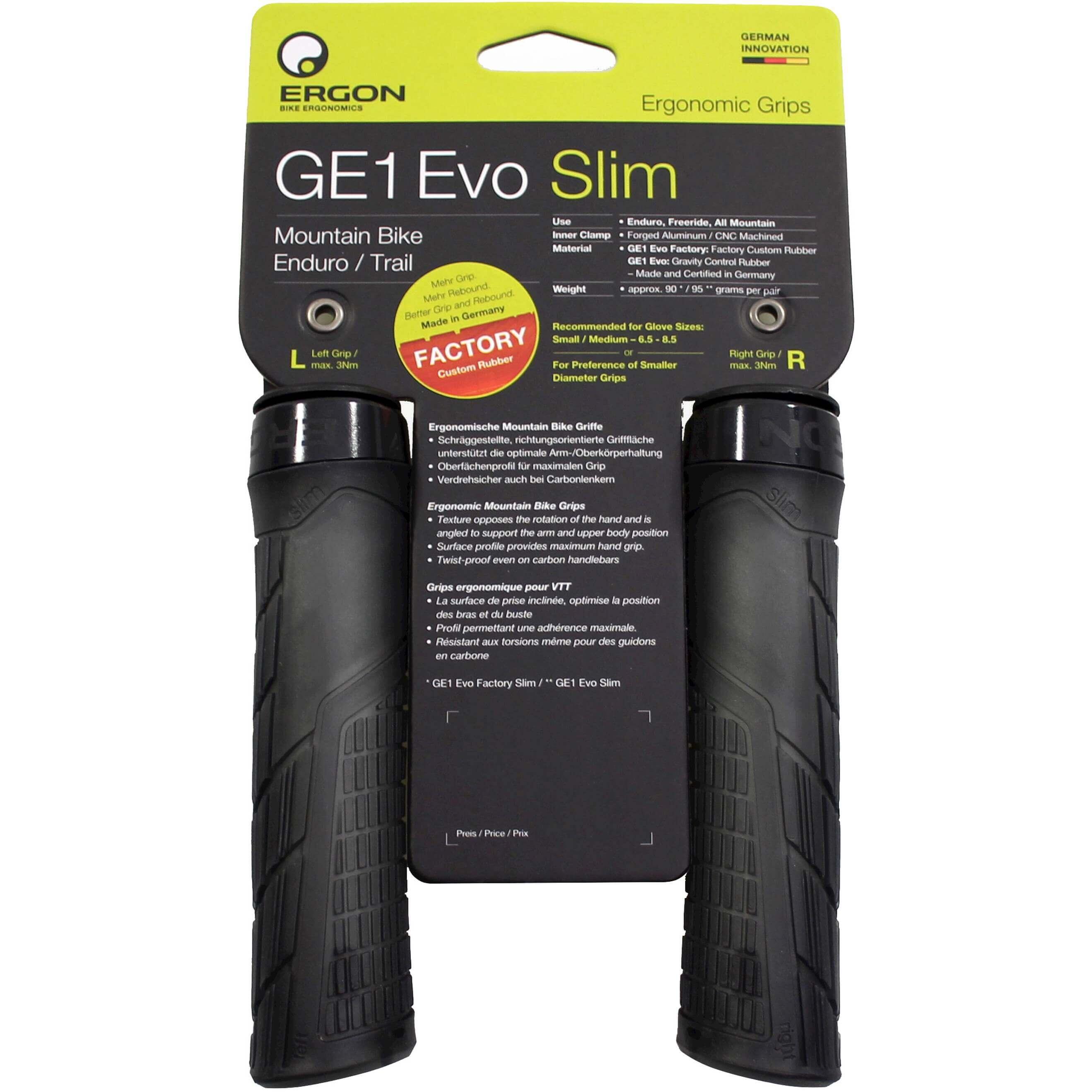 Chwyty Ge1 Evo Factory Slim Frozen Black