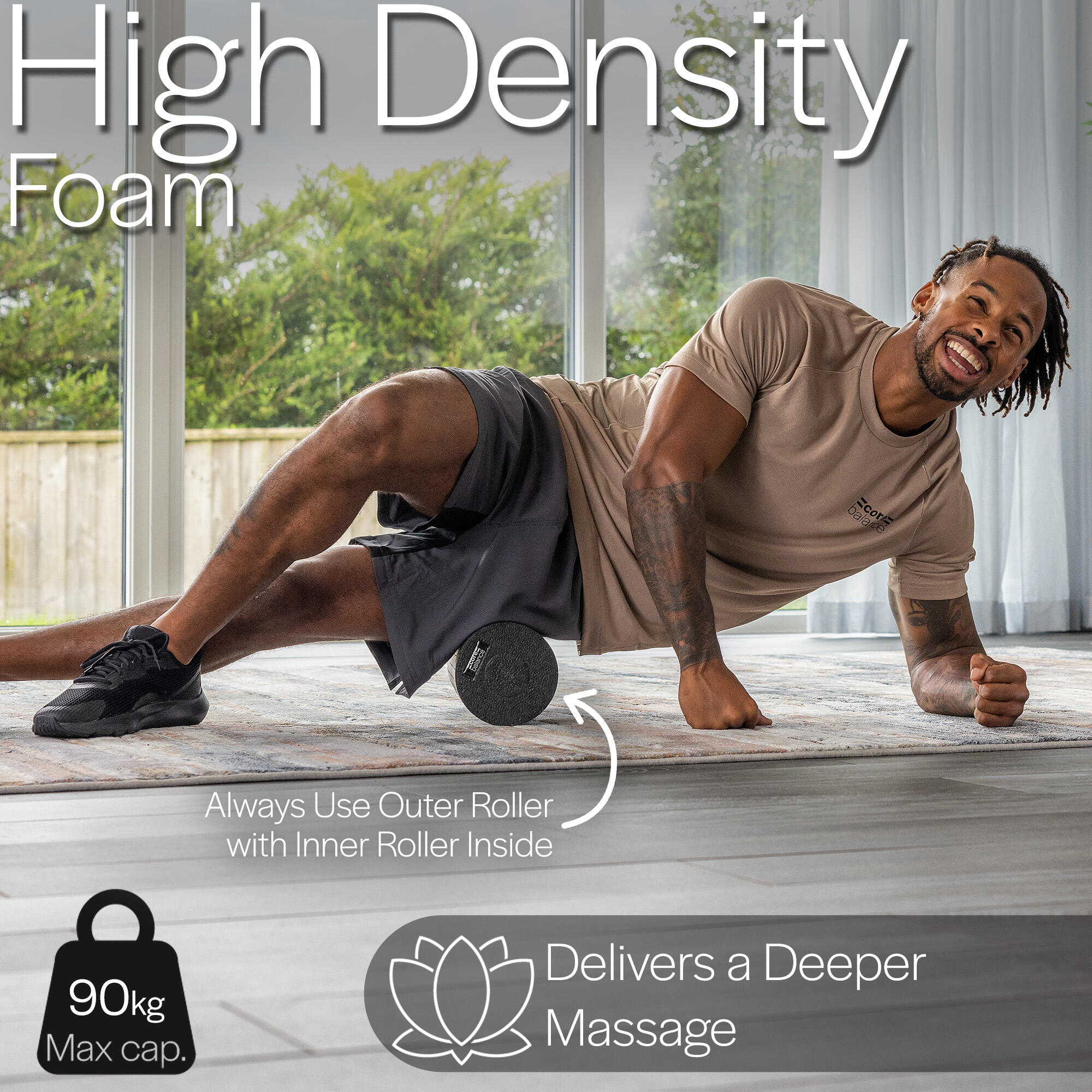 High Density Roller EPP Foam In Muscle Massager Fitness Yoga