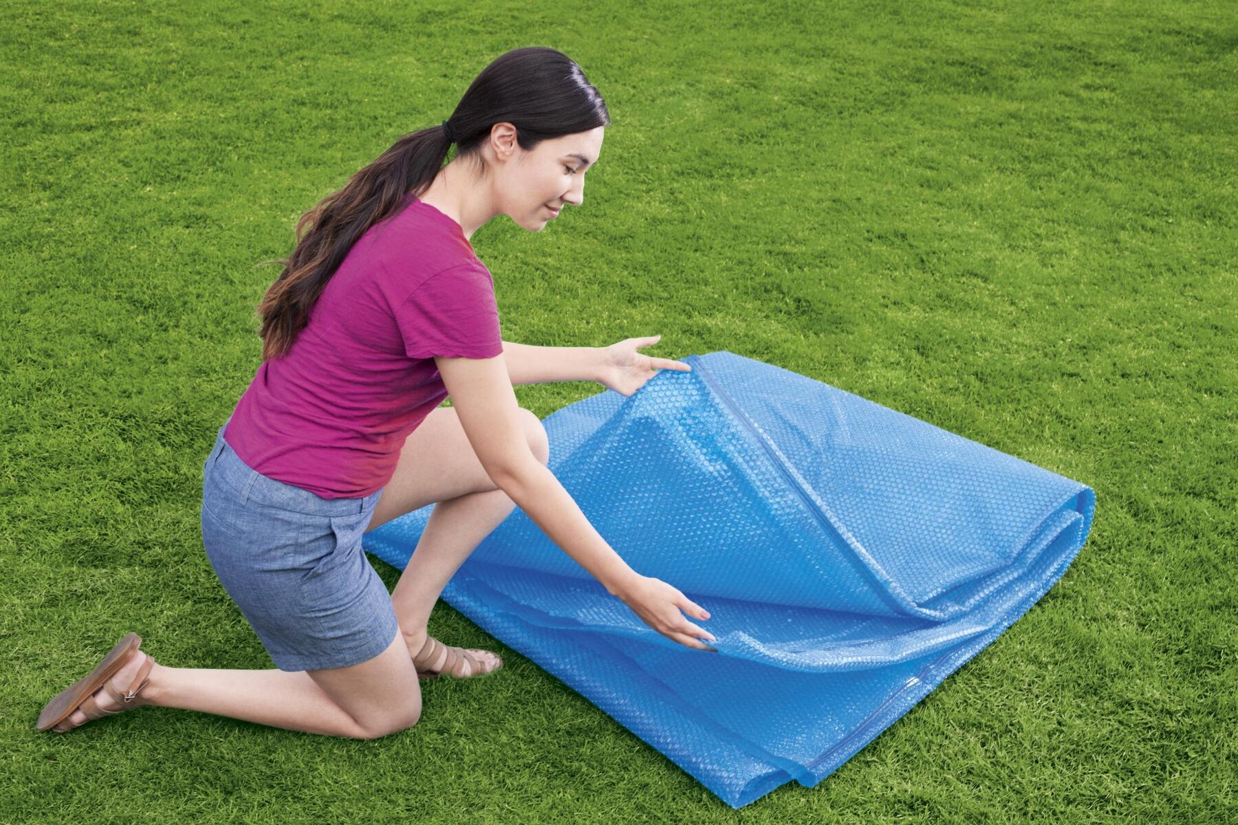 Bestway Isolerend Noppenfolie – Ø 488 cm Solar Afdekzeil Rond zwembad 2/6