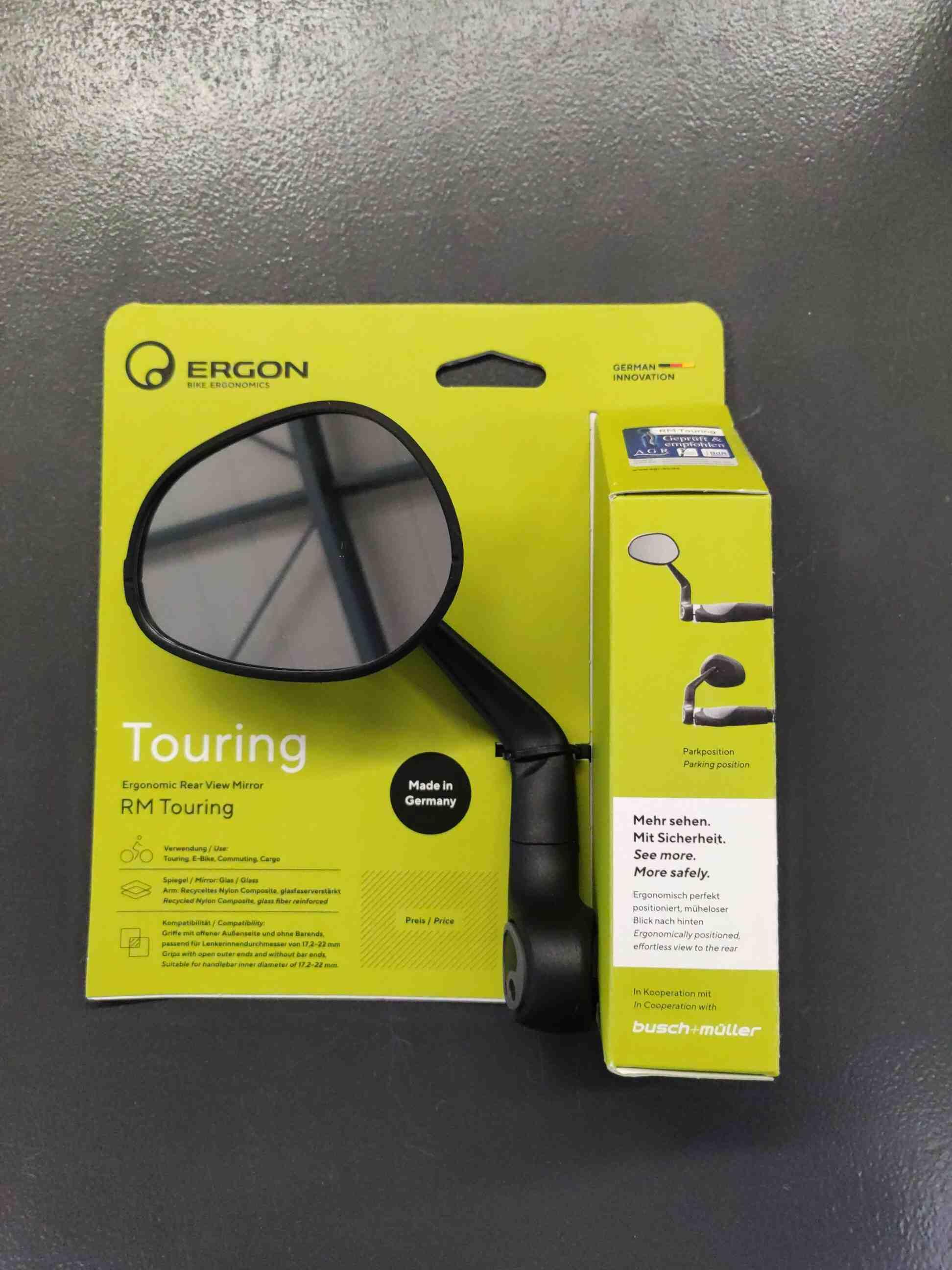 ERGON Specchio Ergon RM Touring per e-bike e touring.