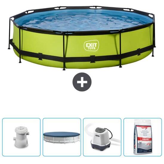 Piscine Ronde - 360x76 cm + Accessoires CB55