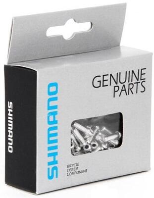 Shimano Terminali per cavo 12 mm metallo - 100 pezzi.