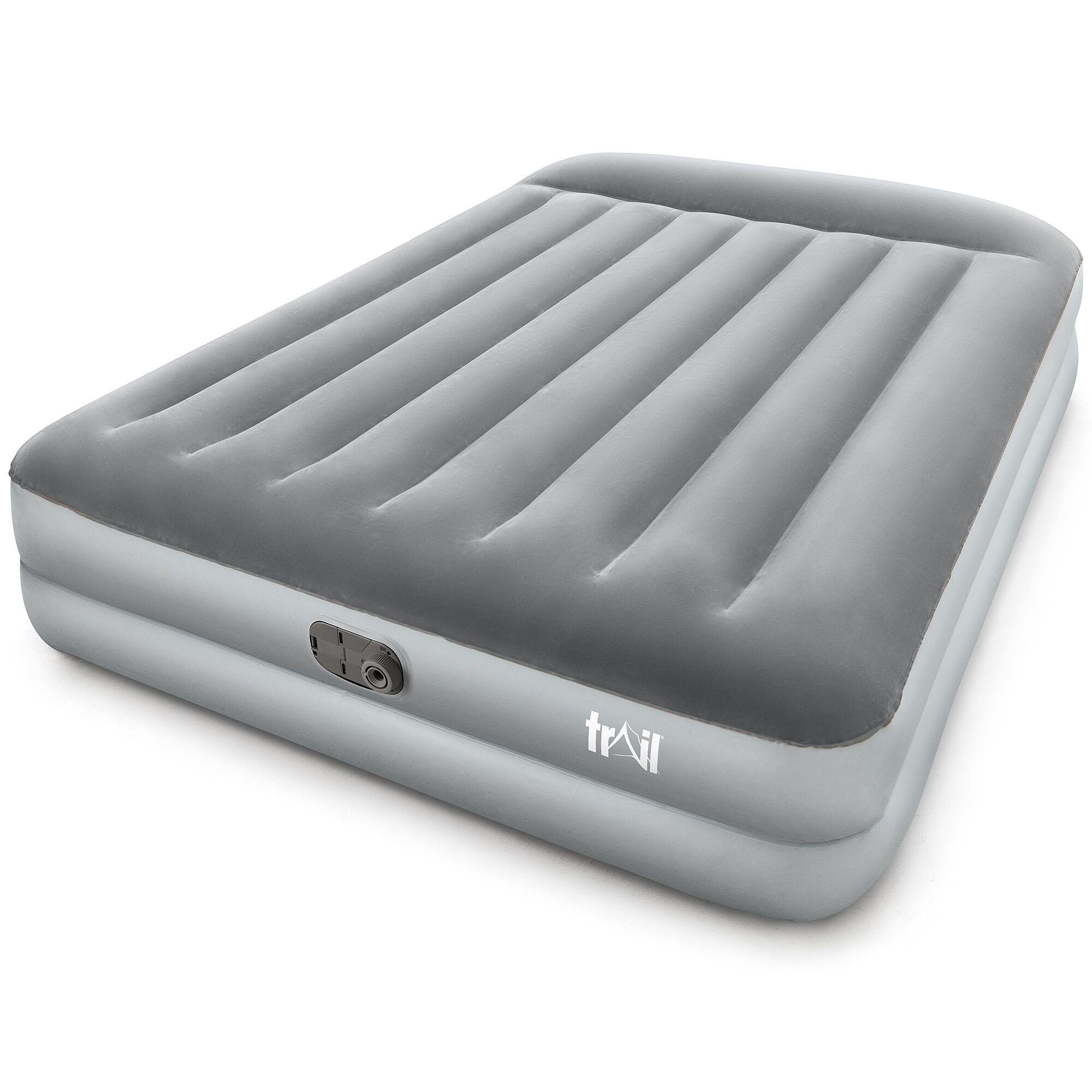 TRAIL OUTDOOR LEISURE Air Bed with Built In Electric Pump Deluxe Inflatable Airbed Mattress Double