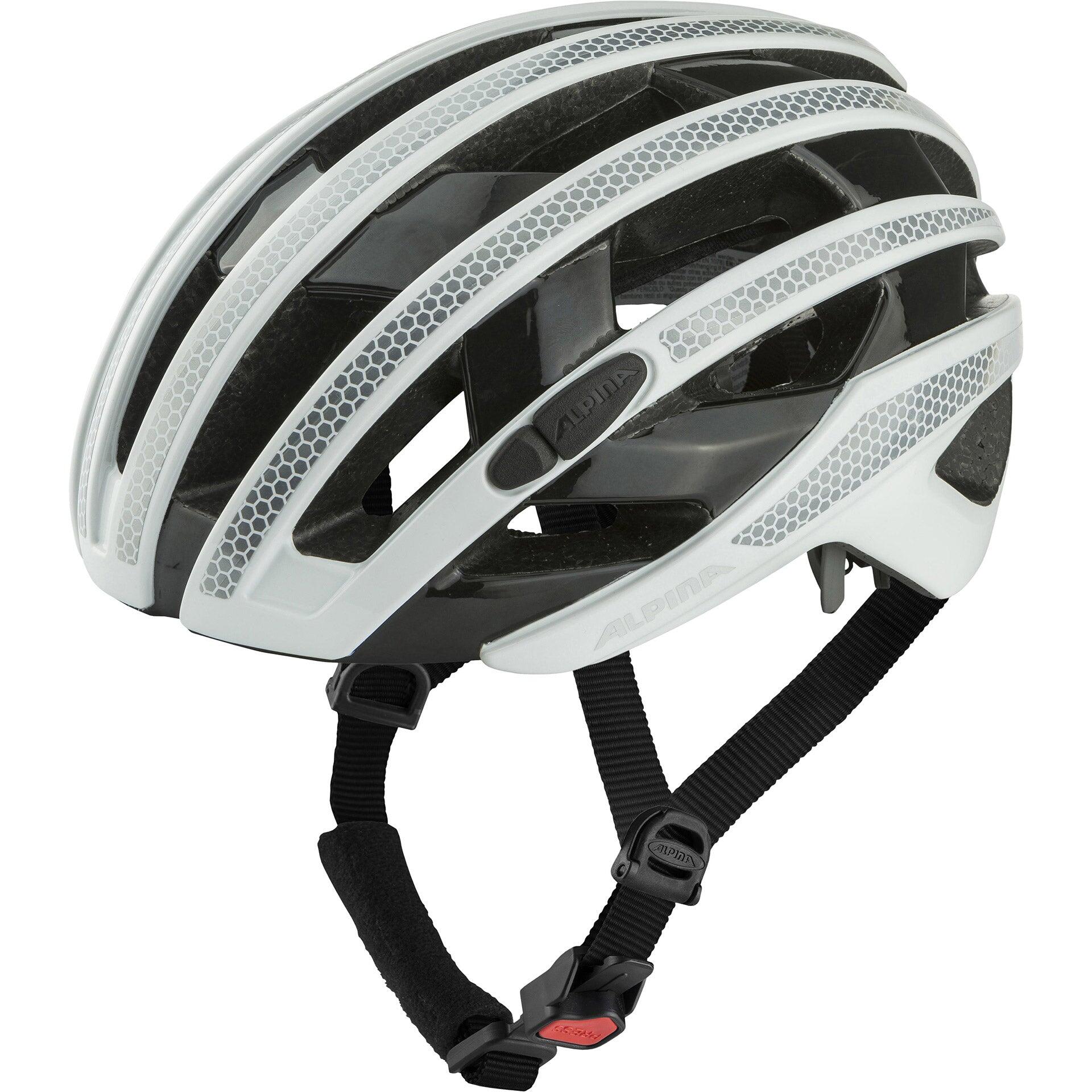 Olympic Sportswear - Casque De Course Ravel Réfléchissant Olympic Sportswear 55-59 Blanc Brillant - Casque - Blanc - Decathlon