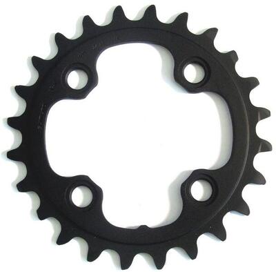 Shimano deore fc-m590 22t kettingblad - zwart met 4 armen