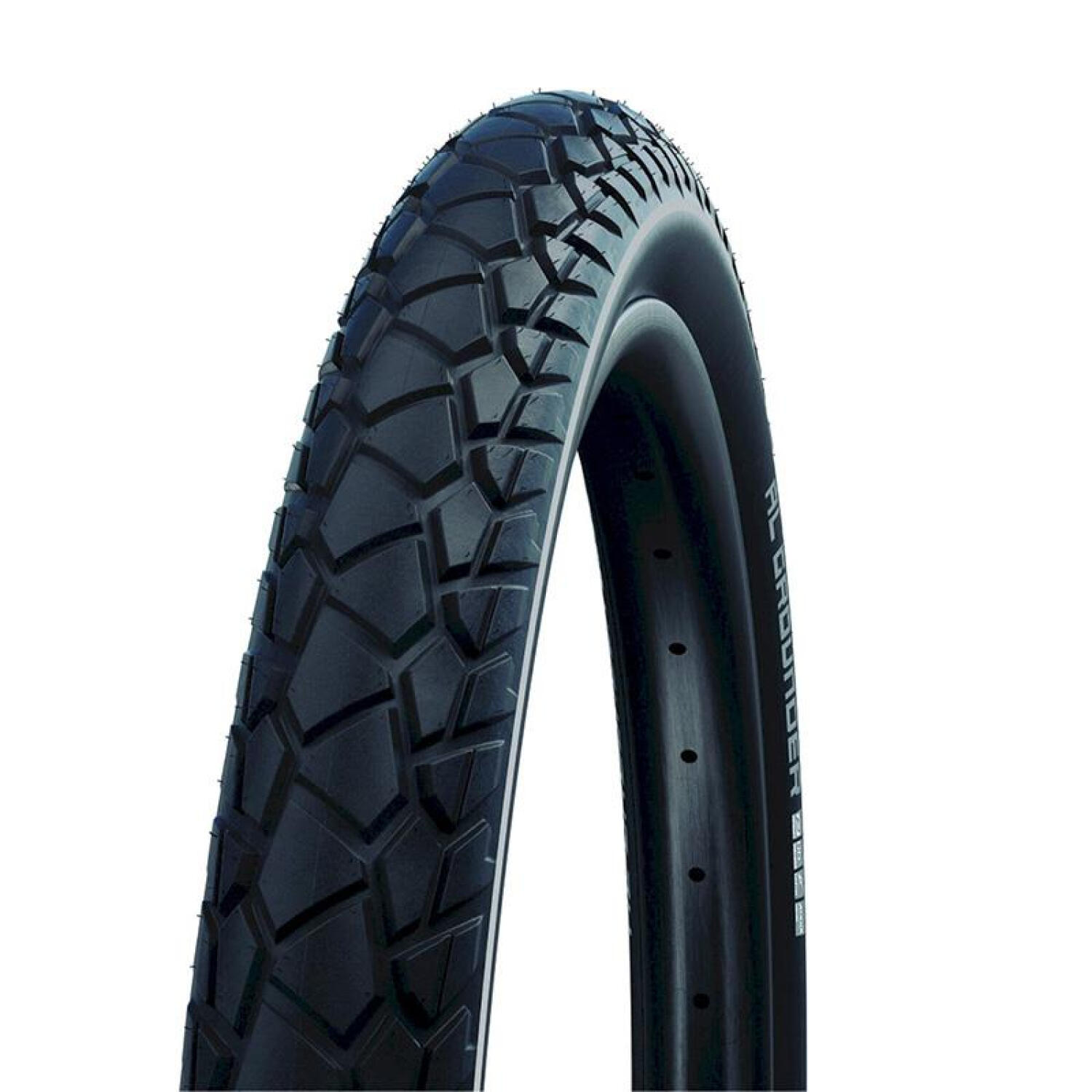 SCHWALBE Pneu Extérieur Al Grounder Perf Dd R-Guadr 27.5 X 2.35 Noir Reflexive 2/3