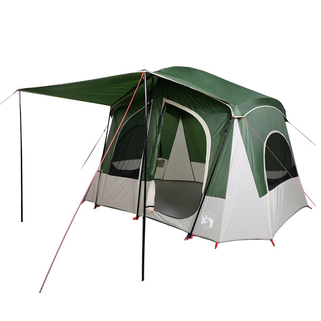 Tente VidaXL 5 places imperméable verte 3/7