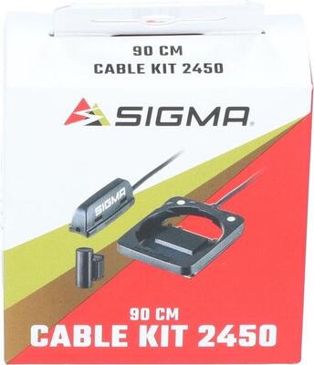 Sigma Fahrradcomputer Halter Set mit Kabel und Magnet 90 cm - Typ 2450