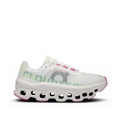Zapatillas Cloudmonster Mujer White/Lima running Mujer Blanco On Running