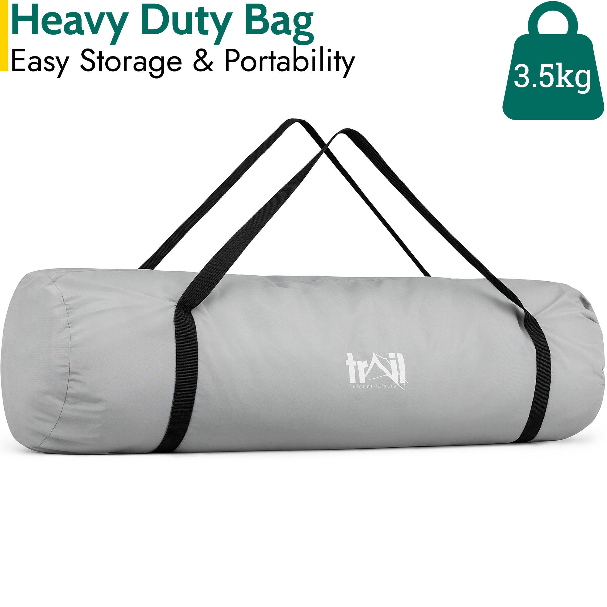 Self Inflating Camping Mat Luxury Memory Foam Box Wall Air Mattress with Bag 5/6