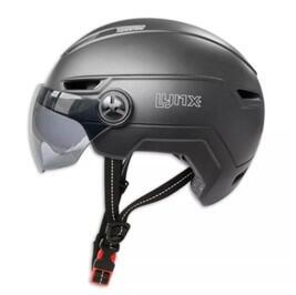 Speed-Pedelec-Helm mit Visier – Schwarz – Visor Pro Fahrradhelm