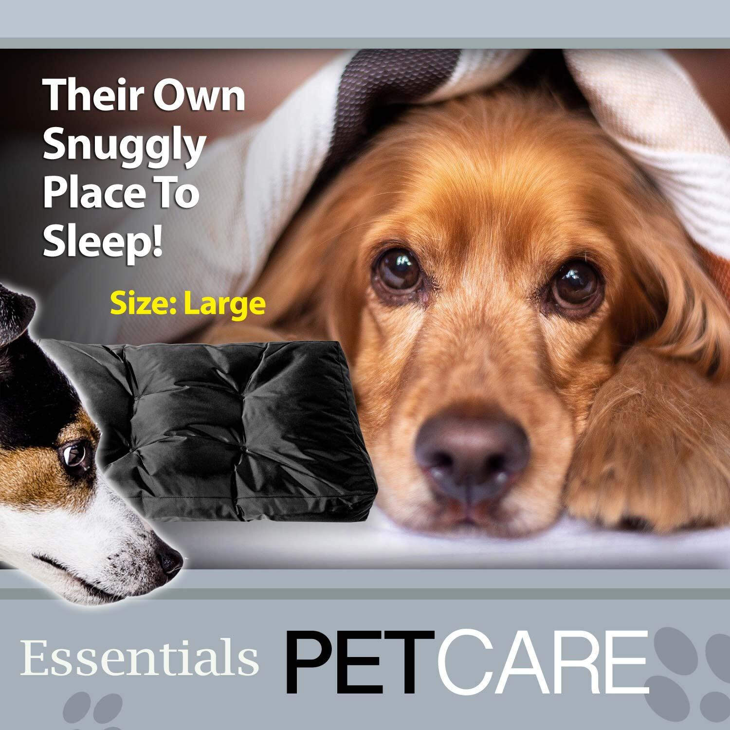 Crufts- Oxford Pet Mattress - Pet Bed - Large (Black) 91x68x10cm. 5/7