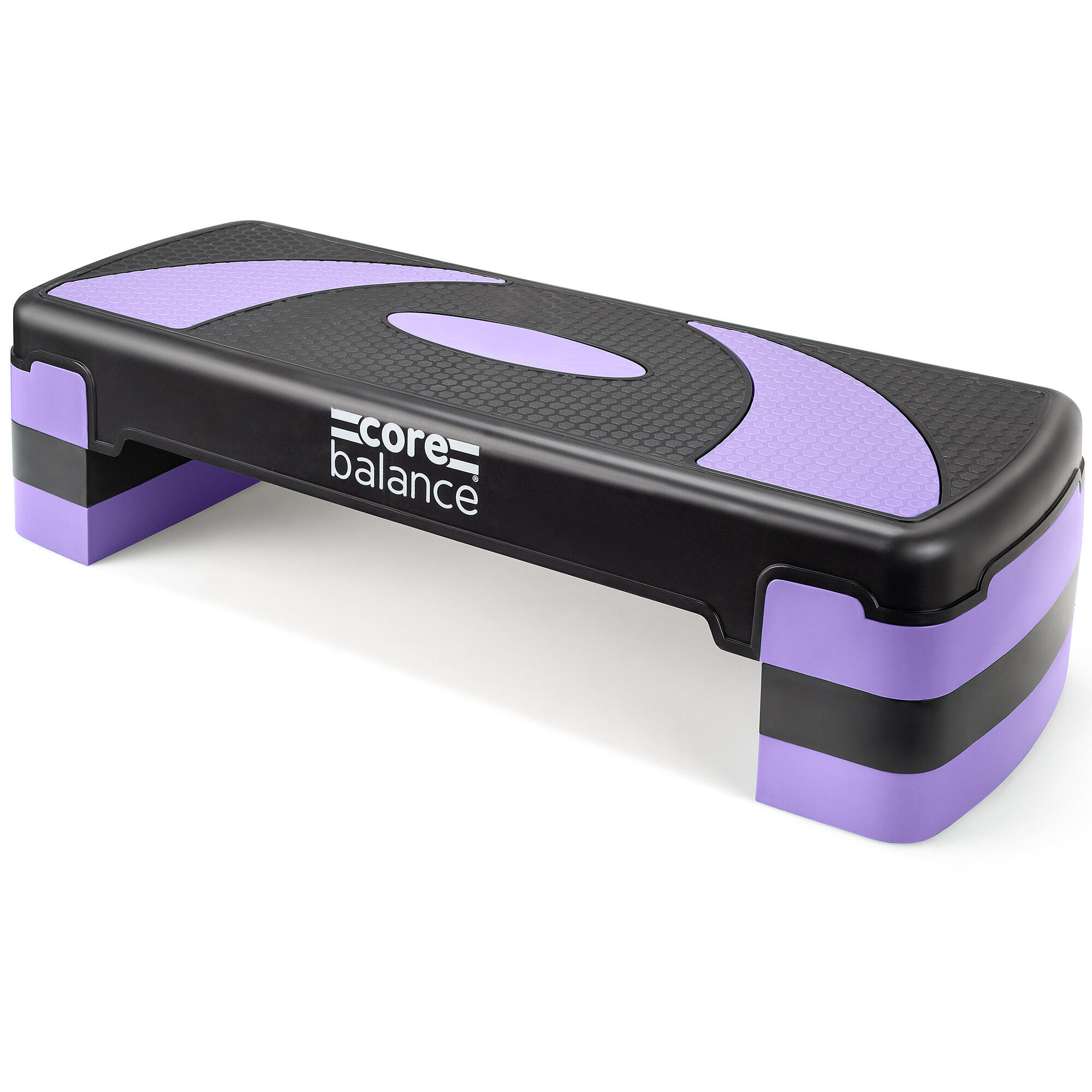 CORE BALANCE Aerobic Stepper Platform Adjustable Exercise Step Board 3 Level Core Balance
