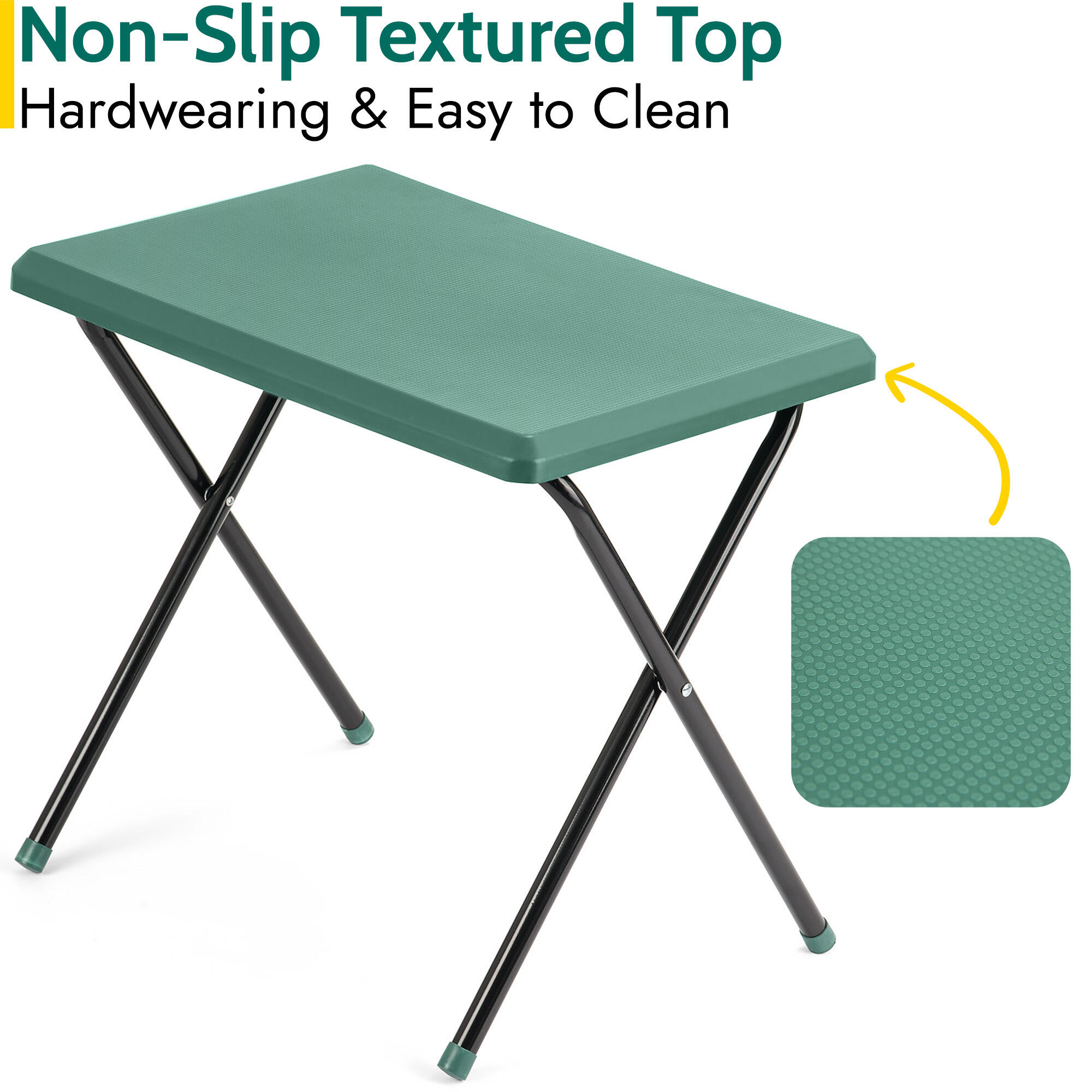 Folding Camping Table Small Lightweight Portable Outdoor Picnic Aluminium Legs 4/7