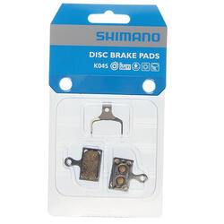 Plaquettes De Frein Disque Shimano J04C Métal Avec Ailettes Refroidissement - Compatible Nombreuses Références - Haute Performance