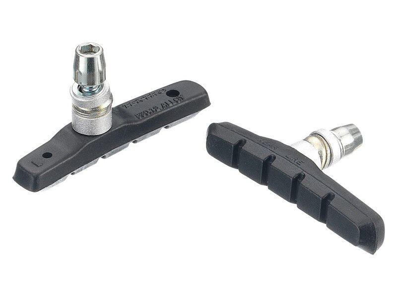 TEKTRO Tektro V-brake remblokken 72 x 13 mm zwart - 2 stuks