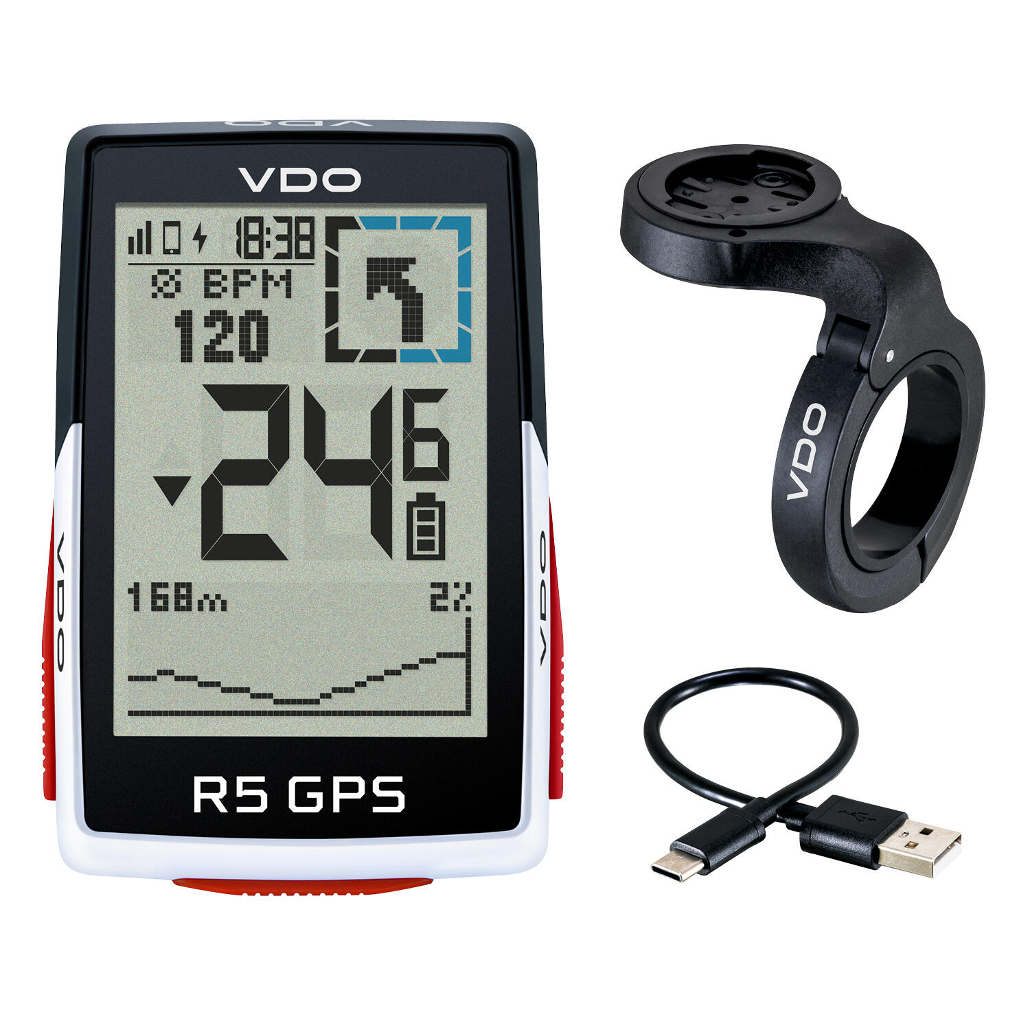 Fietscomputer R5 GPS 3/7