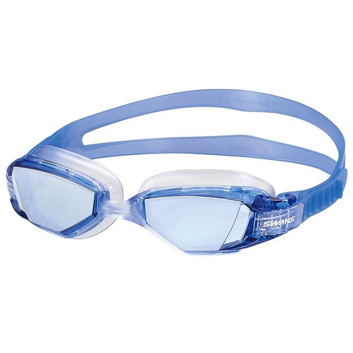 SWANS Swans Open Water Seven Mirrored Goggles - Blauw / Zilver