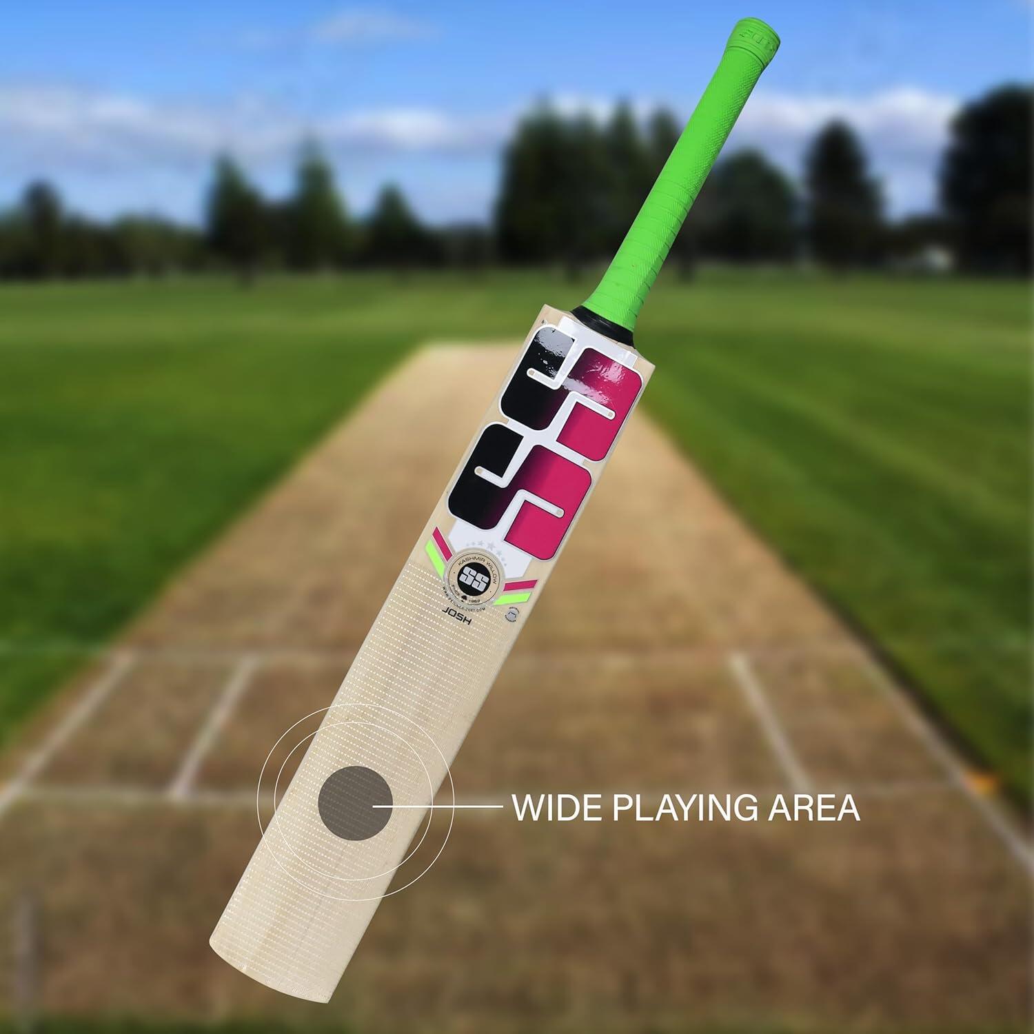 SS Josh Cricket bat | Kaschmir-Weide | Leicht & für Fortgeschrittene 5/5