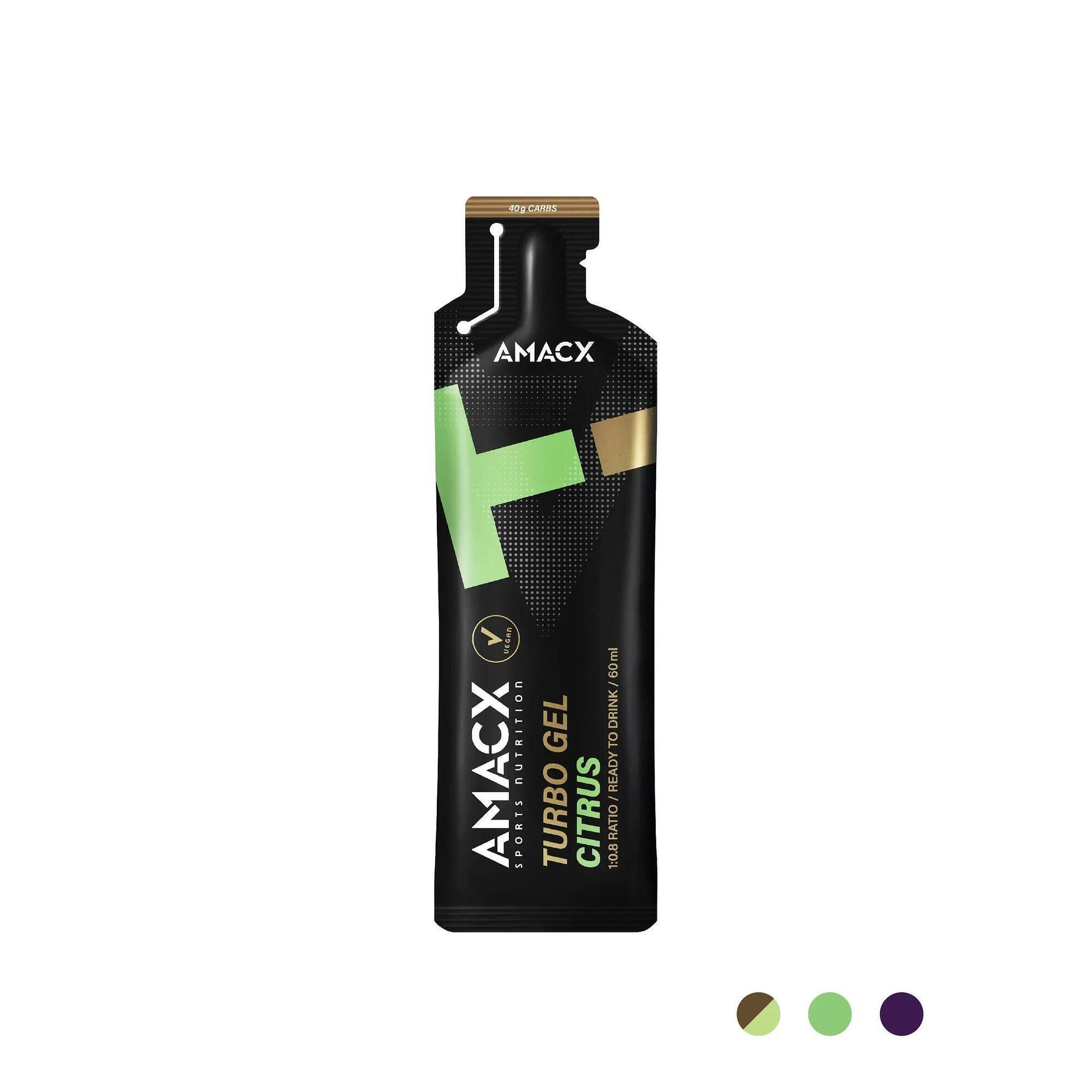 Amacx - Turbo Gel Agrumes | 12 Pack - Gel Énergétique - Decathlon